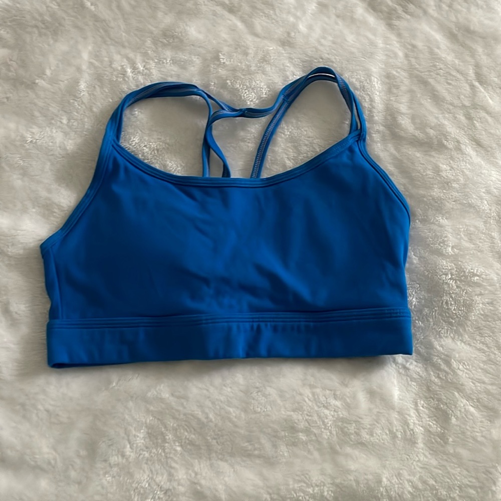 Alphalete Tri Bra Electric Blue